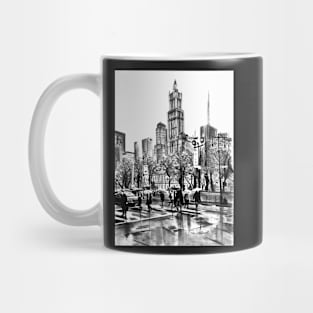 New york streets Mug